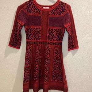 Stylish Red and Blue Kids Dress